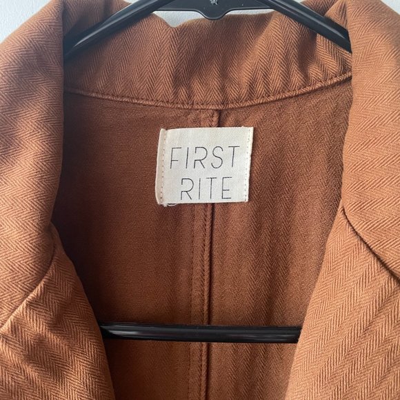 First Rite Shop Coat in Ginger - Picture 2 of 5